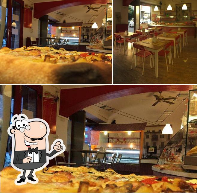 The interior of Pizza Vip