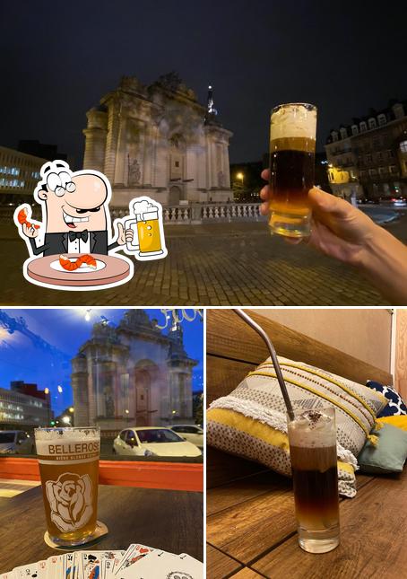 Commandez un verre de bière blonde ou brune