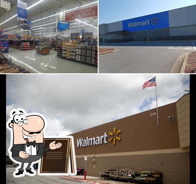 La parte exterior de Walmart Supercenter