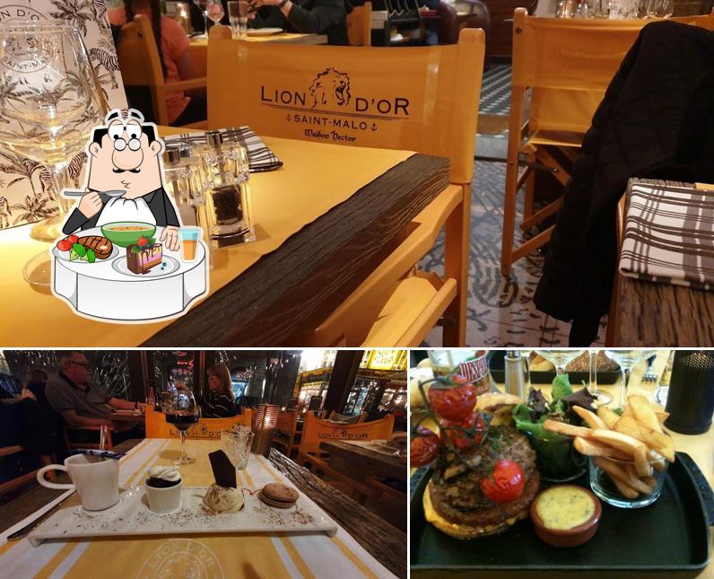 See this pic of Brasserie du Lion D'Or