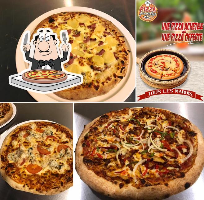 Choisissez des pizzas à Pizza Family Quaregnon