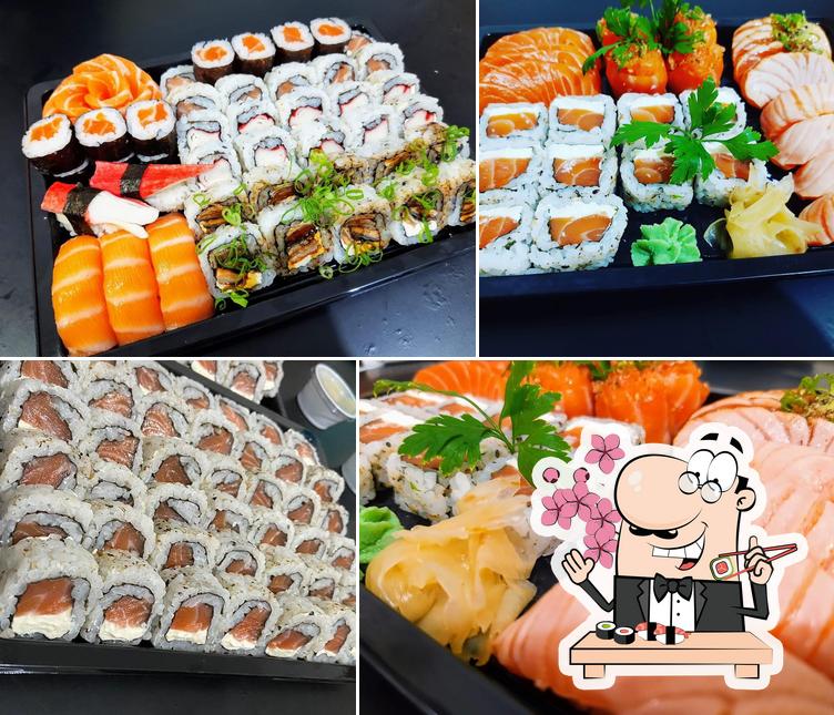 Experimente diversas opções de sushi