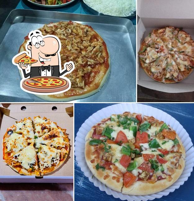 Order various types of pizza