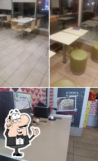 L'intérieur de McDonald's