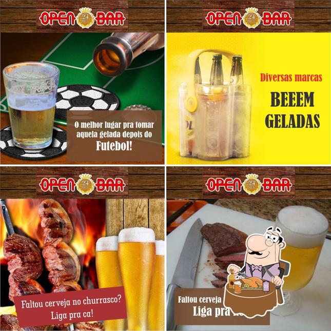 Open Bar 24 Horas offerece uma opção de cervejas