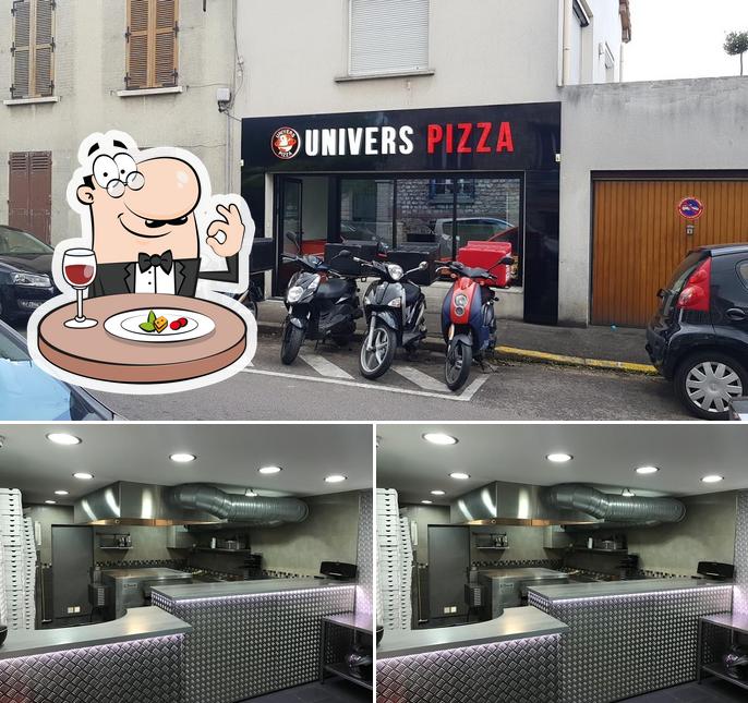 Voici la photo affichant la nourriture et intérieur sur Univers Pizza Saint-Leu-la-Forêt