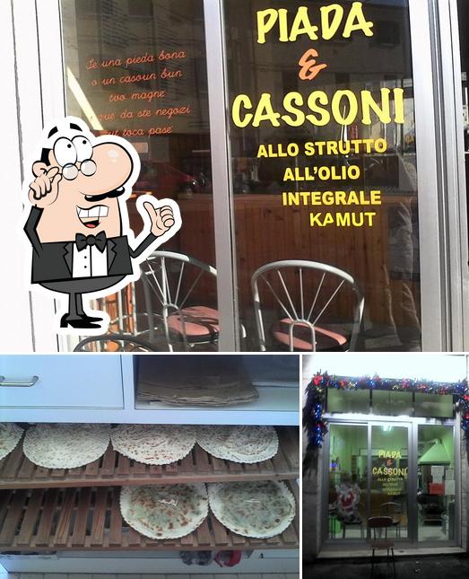 Gli interni di Piadineria Azdora