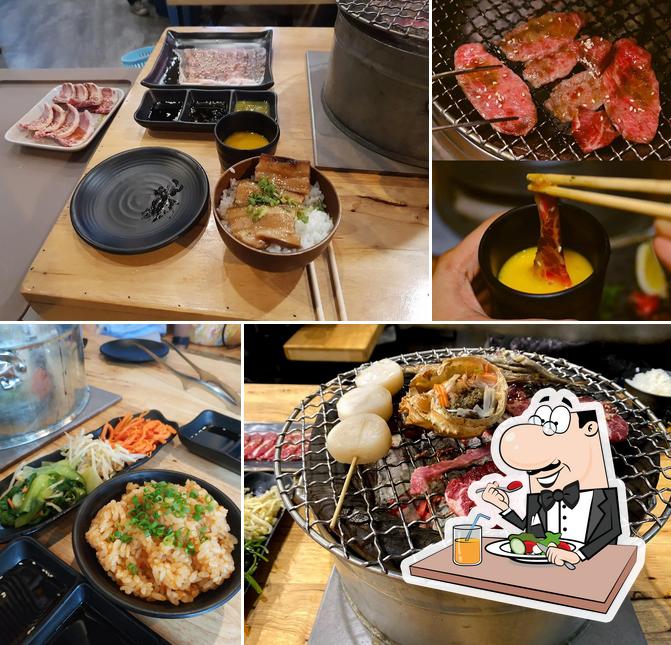 Food at Kobe King Japanese BBQ