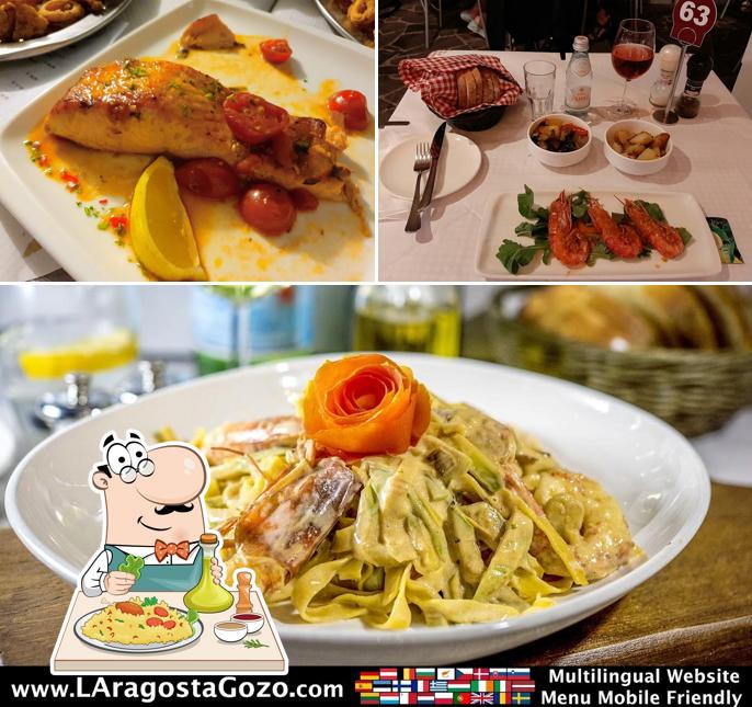 Еда в "L'Aragosta Restaurant"