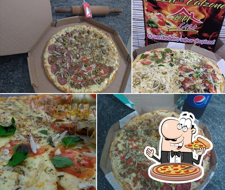 Peça diversos estilos de pizza