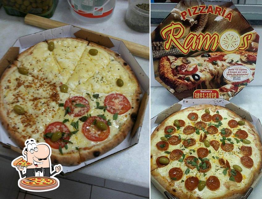 Peça diversos tipos de pizza