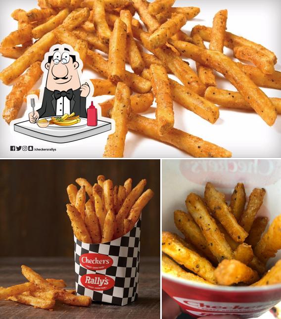 Order fries at Checkers