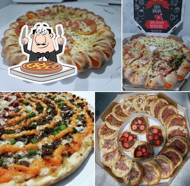 No Pizza DA BOA, você pode degustar pizza