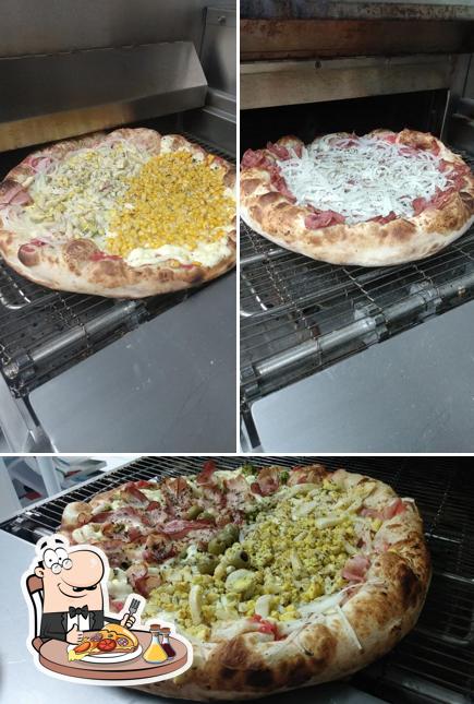 Consiga diferentes variedades de pizza