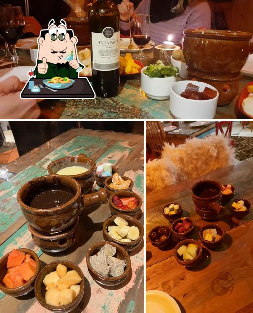 Comida em Cottage Fondue