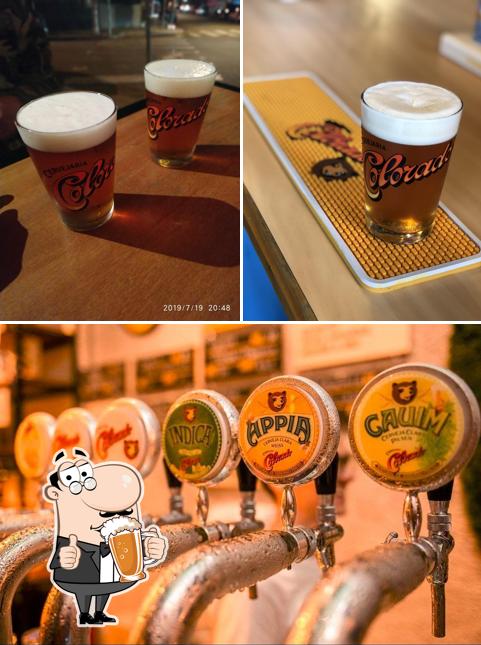 Bar do Urso fornece uma opção de cervejas