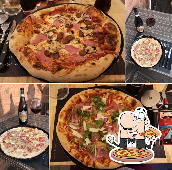 Essayez des pizzas à Bella Ciao Pizzeria Issenheim