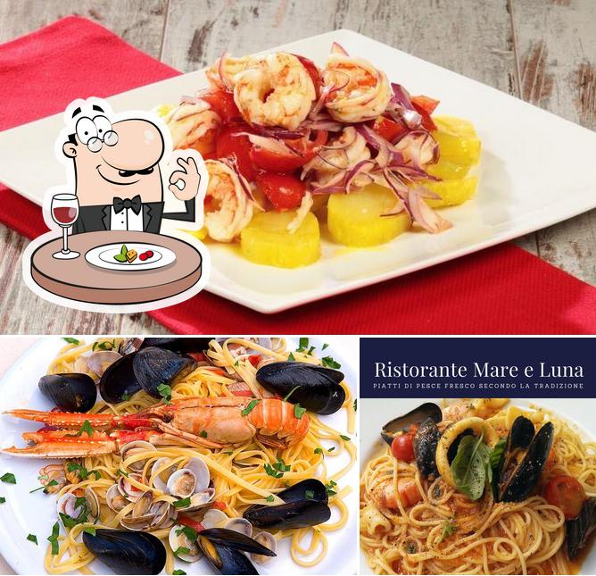 Cibo al Ristorante Mare e Luna