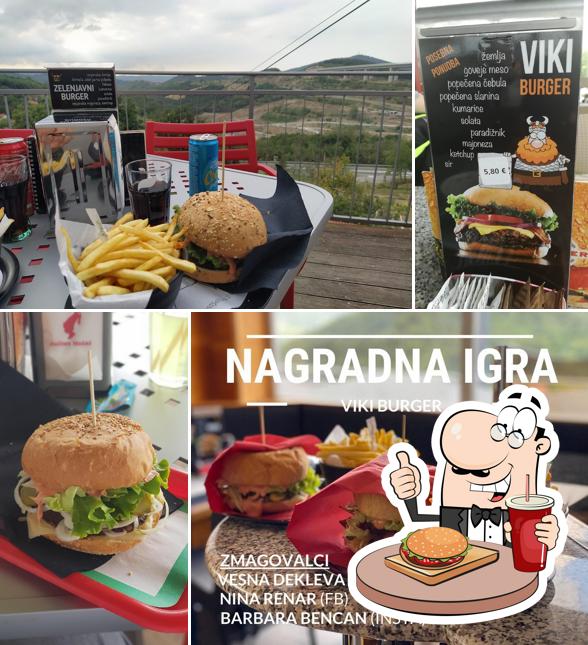 Prova un hamburger a Okrepčevalnica Viki burger