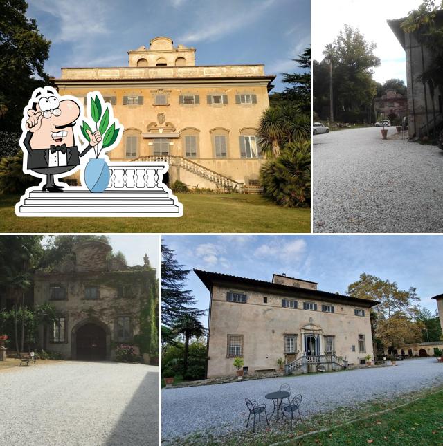 Jetez un coup d’œil à quoi ressemble Villa di Corliano à l'extérieur