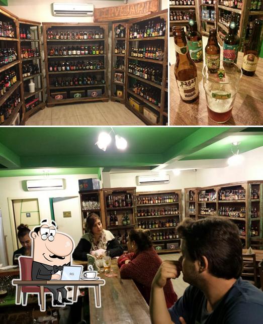 O interior do Cervejario