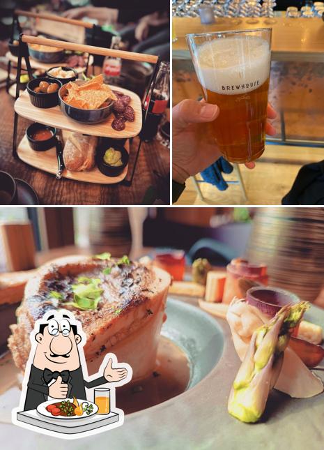 The picture of food and beer at Restaurant Hardwald Brewhouse