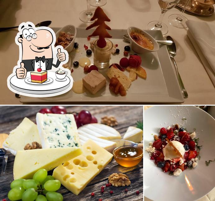 Hotel Restaurant Hinterding bietet eine Auswahl von Süßspeisen