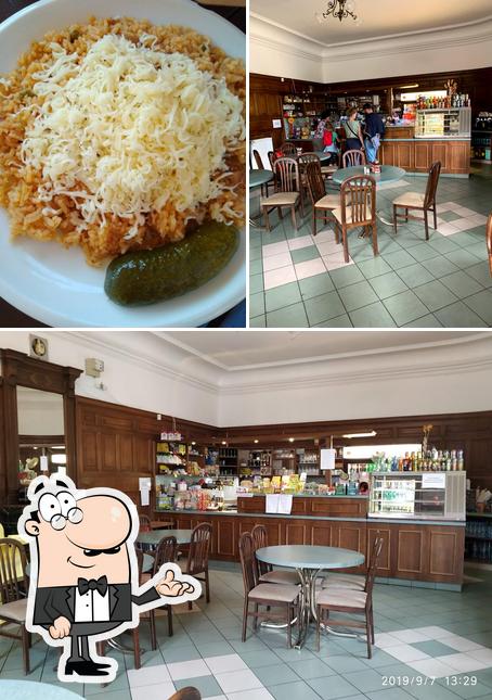 Among different things one can find interior and food at Neapolitáno Restaurace