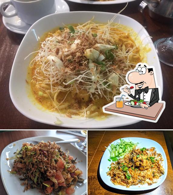 Food at Mandalay Golden Myanmar Restaurant