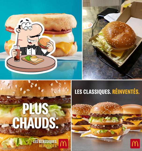 Commandez un hamburger à McDonald's