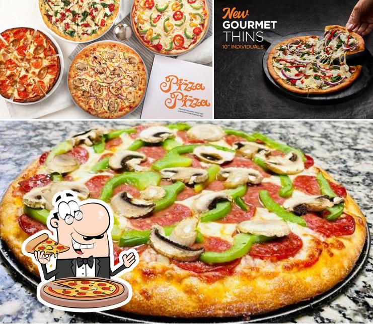 Commandez différents genres de pizzas