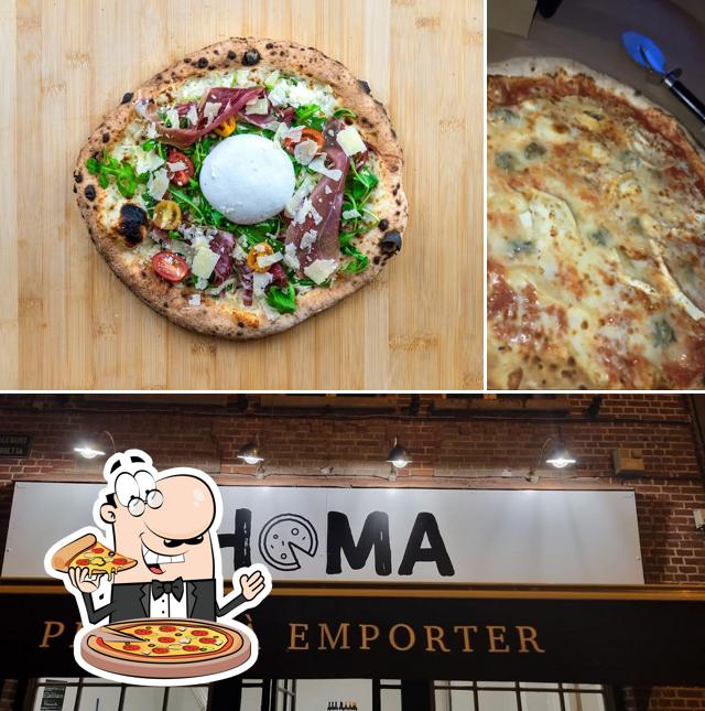 Commandez des pizzas à Homa