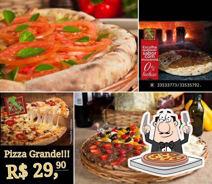 Peça pizza no Receita Italiana Pizzaria