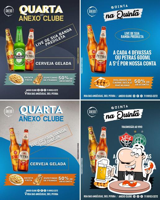 Você pode tomar uma tulipa de cerveja leve ou escura