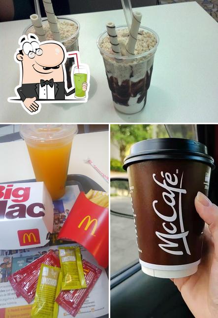 Desfrute de um drinque no McDonald's Mercês Drive