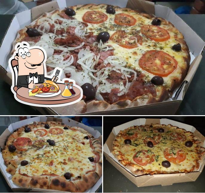 Escolha diversos tipos de pizza