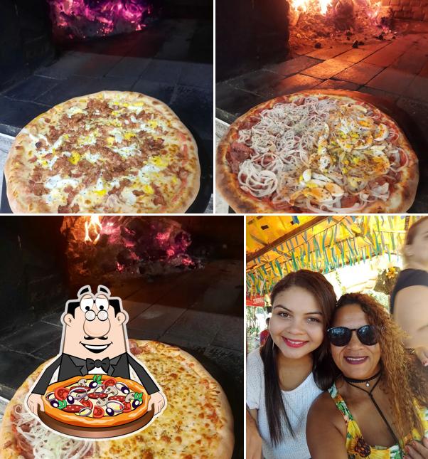 En Pizzaria Mãos de Fada, puedes disfrutar de una pizza