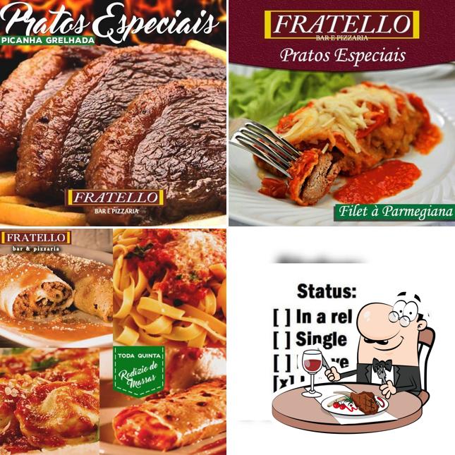 Escolha refeições de carne no Pizzaria Fratello
