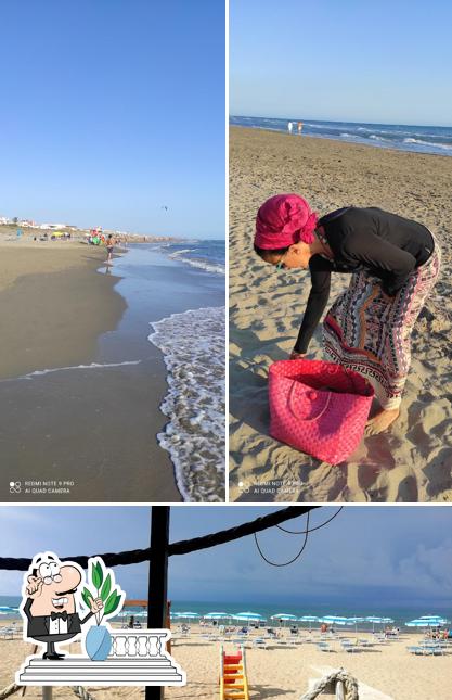 Gli esterni di La spiaggia