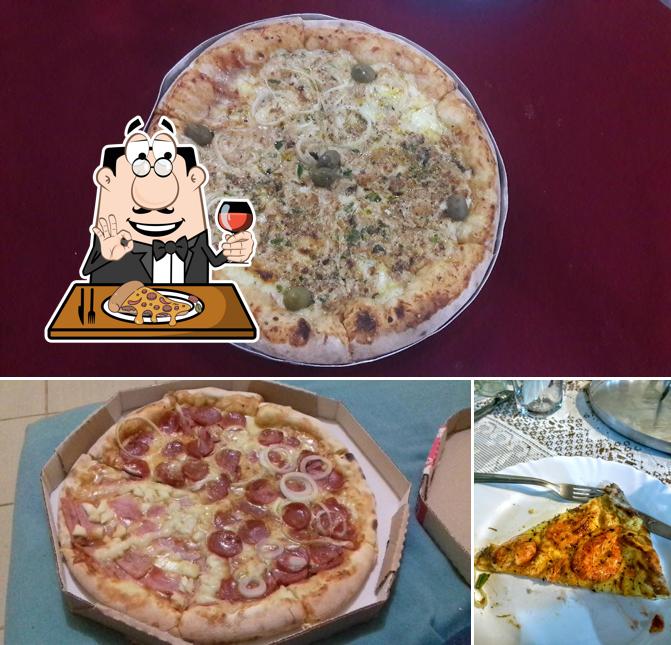 Escolha pizza no Villa's