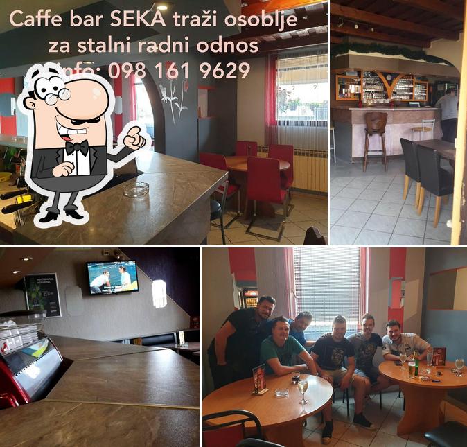 Dai un'occhiata agli interni di Caffe bar Seka