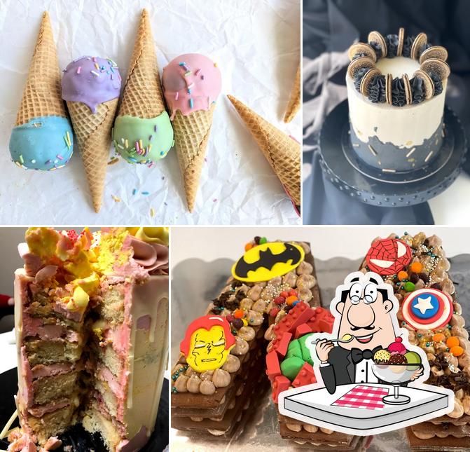 8 Cakes Bake Shoppe & Cafe serves a number of sweet dishes