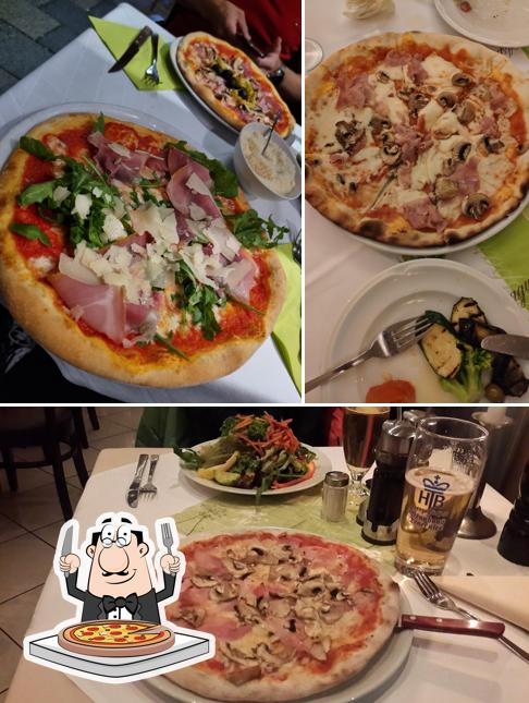 Essayez des pizzas à Ristorante ITALIA im Tal