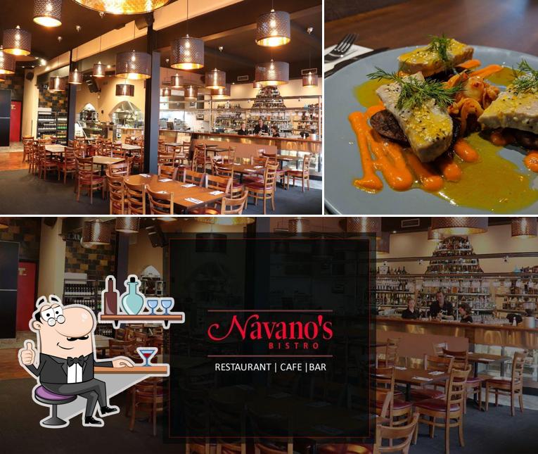 Navano's Bistro is distinguished by interior and food