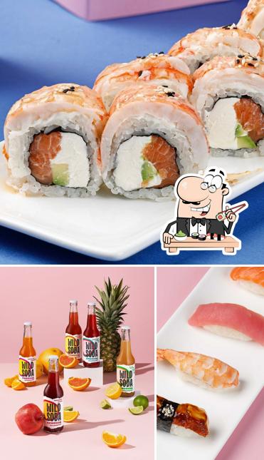 Commandez de nombreuses options de sushi