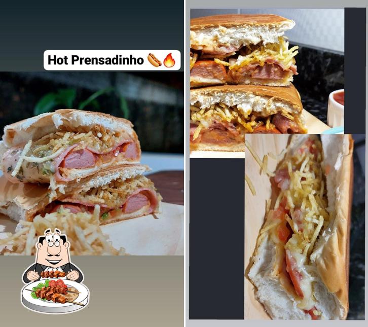 Comida em Hoti's Dog's e Prensados