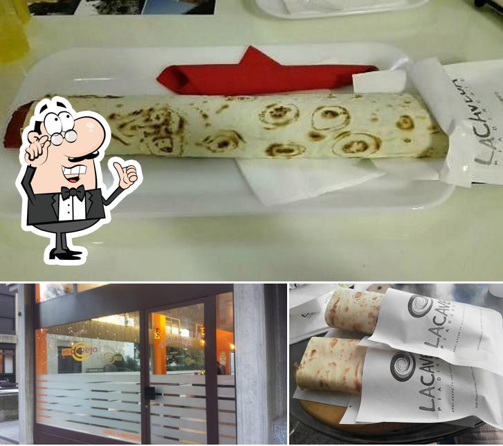 Gli interni di Piadineria La Caveja