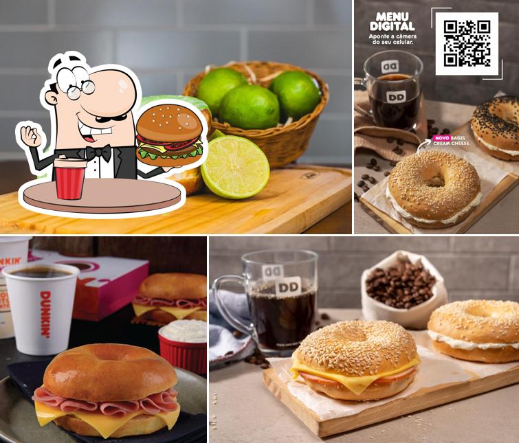 Consiga um hambúrguer no Dunkin' Donuts