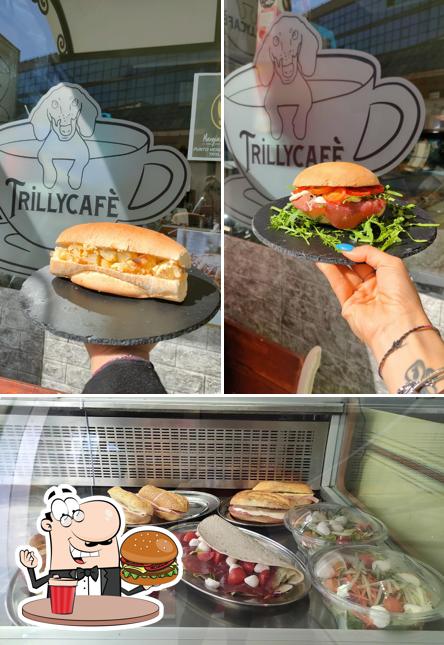 Prova un hamburger a Trillycafé