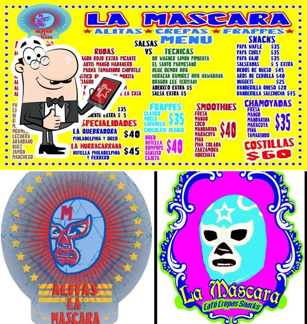 Alitas la mascara restaurant, Mexico City, Calle popocatepetl #68 col.  Pradera - Restaurant reviews